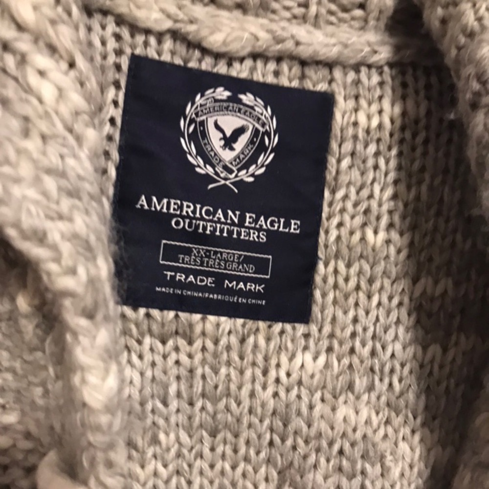 American Eagle Chunky Toggle Closure Sweater - image 3
